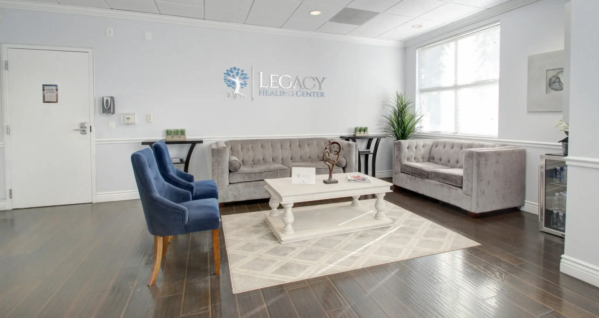 Outpatient Addiction Services Legacy Healing Center's addiction rehab New Jersey outpatient program waiting room